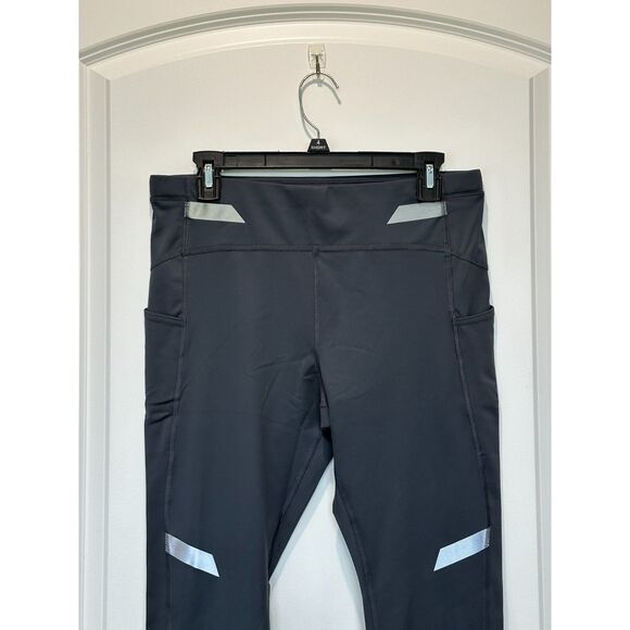 NWT Brooks Run Visible Tight Leggings Gray Reflective Size Large - Picture 6 of 11